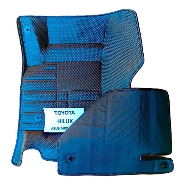 Comprá cubrealfombras termoformadas 3D para Toyota Hilux 2005 al 2015. Ajuste preciso, máxima protección contra agua, barro y polvo. Envíos a todo el país.