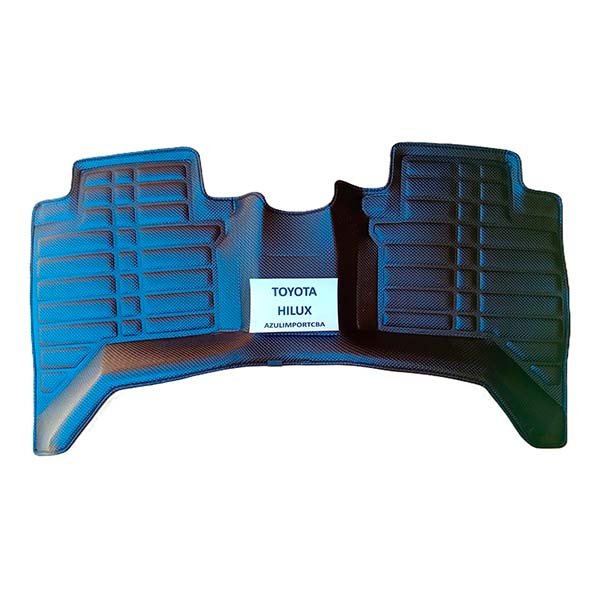 Comprá cubrealfombras termoformadas 3D para Toyota Hilux 2005 al 2015. Ajuste preciso, máxima protección contra agua, barro y polvo. Envíos a todo el país.