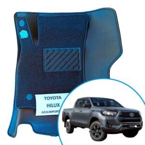 Comprá cubrealfombras termoformadas 3D para Toyota Hilux 2016 en adelante. Ajuste preciso, máxima protección contra agua, barro y polvo.