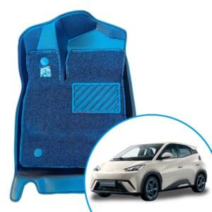 Alfombras termoformadas 3D para BYD Dolphin Mini. Protección contra agua, barro y polvo, con ajuste perfecto, cobertura completa y excelente terminación.