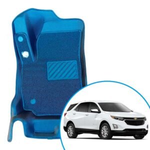Alfombras termoformadas 3D para Chevrolet Equinox. Protección contra agua, barro y polvo, con ajuste perfecto, cobertura completa y excelente terminación.