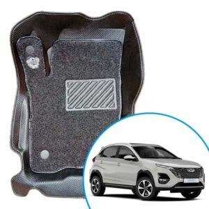 Alfombras termoformadas 3D para Chery Tiggo 2. Protección contra agua, barro y polvo, con ajuste perfecto, cobertura completa y excelente terminación.