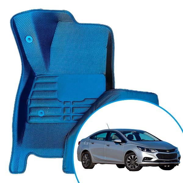 Alfombras termoformadas 3D para Chevrolet Cruze. Protección contra agua, barro y polvo, con ajuste perfecto, cobertura completa y excelente terminación.