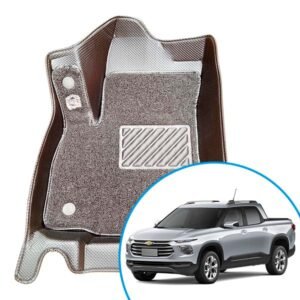 Alfombras termoformadas 3D para Chevrolet Montana. Protección contra agua, barro y polvo, con ajuste perfecto, cobertura completa y excelente terminación.