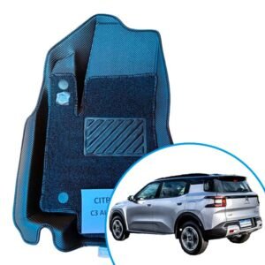 Alfombras termoformadas 3D para Citroën C3 Aircross. Protección contra agua, barro y polvo, con ajuste perfecto, cobertura completa y excelente terminación.