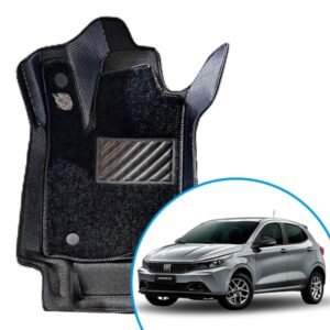 Alfombras termoformadas 3D para Fiat Argo. Protección contra agua, barro y polvo, con ajuste perfecto, cobertura completa y excelente terminación.
