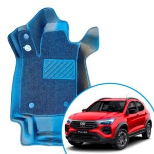 Alfombras termoformadas 3D para Fiat Pulse. Protección contra agua, barro y polvo, con ajuste perfecto, cobertura completa y excelente terminación.