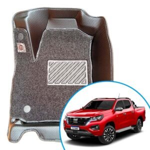 Alfombras termoformadas 3D para Fiat Titano. Protección contra agua, barro y polvo, con ajuste perfecto, cobertura completa y excelente terminación.