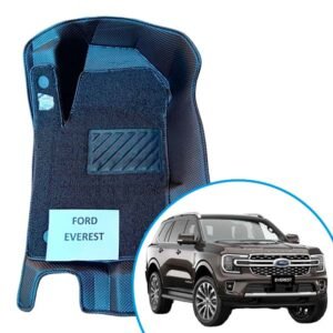 Alfombras termoformadas 3D para Ford Everest. Protección contra agua, barro y polvo, con ajuste perfecto, cobertura completa y excelente terminación.