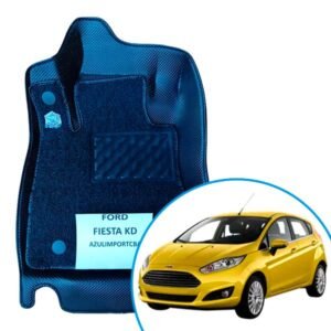 Alfombras termoformadas 3D para Ford Fiesta. Protección contra agua, barro y polvo, con ajuste perfecto, cobertura completa y excelente terminación.
