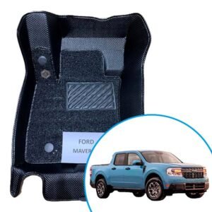 Alfombras termoformadas 3D para Ford Maverick. Protección contra agua, barro y polvo, con ajuste perfecto, cobertura completa y excelente terminación.