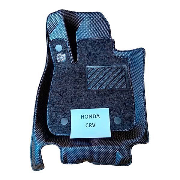 Alfombras termoformadas 3D para Honda CR-V. Protección contra agua, barro y polvo, con ajuste perfecto, cobertura completa y excelente terminación.