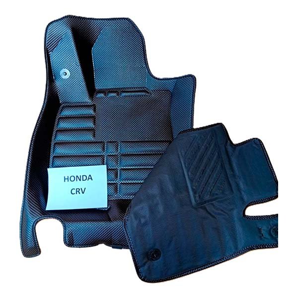 Alfombras termoformadas 3D para Honda CR-V. Protección contra agua, barro y polvo, con ajuste perfecto, cobertura completa y excelente terminación.