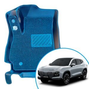 Alfombras termoformadas 3D para Jetour X70 Plus. Cobertura total, ajuste preciso y protección contra agua, barro, polvo y desgaste diario del interior del vehículo.
