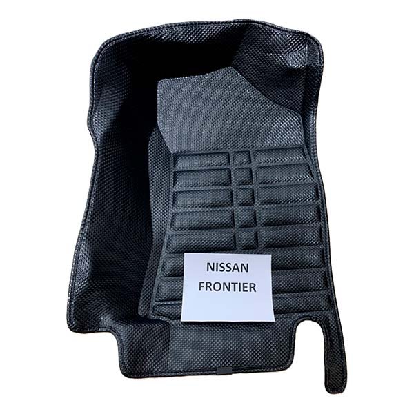 Alfombras termoformadas 3D para Nissan Frontier. Ajuste preciso y alta resistencia para proteger el interior en ciudad, trabajo y caminos de tierra.