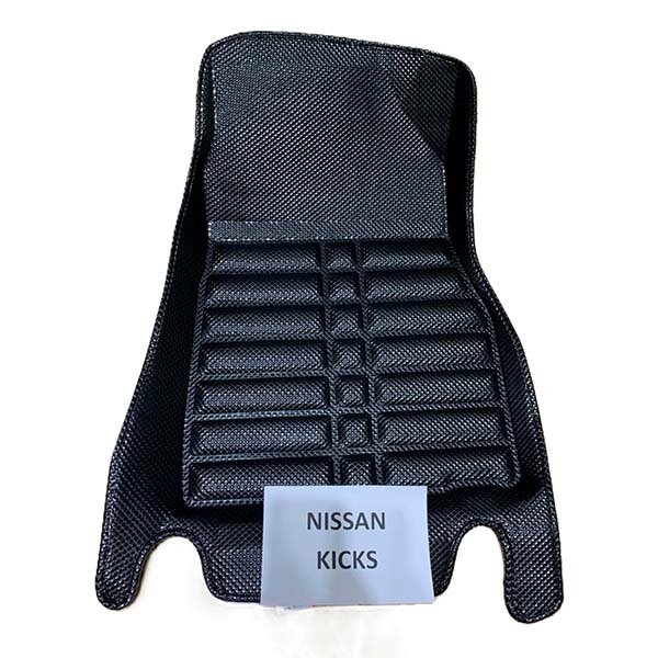 Alfombras termoformadas 3D para Nissan Kicks Play. Ajuste preciso, cobertura total y protección contra agua, barro, polvo y desgaste diario.