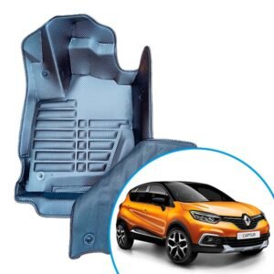 Alfombras termoformadas 3D para Renault Captur. Ajuste preciso, cobertura total y protección contra agua, barro, polvo y desgaste diario.
