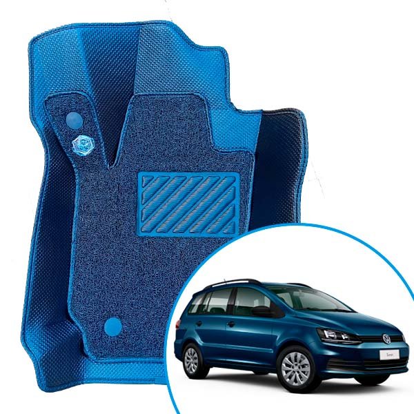 Alfombras termoformadas 3D para Volkswagen Suran. Ajuste preciso, cobertura total y protección contra agua, barro, polvo y desgaste diario.