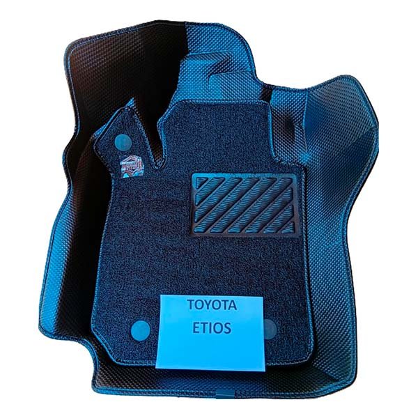 Alfombras termoformadas 3D para Toyota Etios. Ajuste preciso, cobertura total y protección contra agua, barro, polvo y desgaste diario.