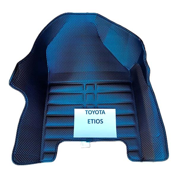Alfombras termoformadas 3D para Toyota Etios. Ajuste preciso, cobertura total y protección contra agua, barro, polvo y desgaste diario.
