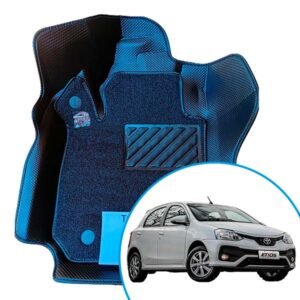 Alfombras termoformadas 3D para Toyota Etios. Ajuste preciso, cobertura total y protección contra agua, barro, polvo y desgaste diario.