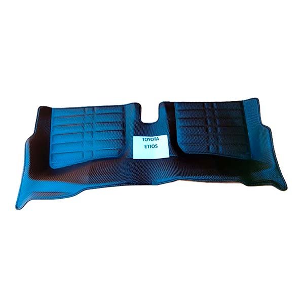 Alfombras termoformadas 3D para Toyota Etios. Ajuste preciso, cobertura total y protección contra agua, barro, polvo y desgaste diario.