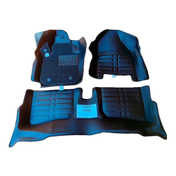 Alfombras termoformadas 3D para Toyota Etios. Ajuste preciso, cobertura total y protección contra agua, barro, polvo y desgaste diario.