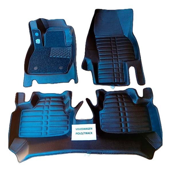 Alfombras termoformadas 3D para Volkswagen Polo. Ajuste preciso, cobertura total y protección contra agua, barro, polvo y desgaste diario.