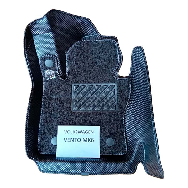 Alfombras termoformadas 3D para Volkswagen Vento MK6. Ajuste preciso, cobertura total y protección contra agua, barro, polvo y desgaste diario.
