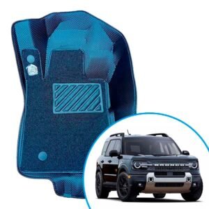 Alfombras termoformadas 3D para Ford Bronco V6. Protección contra agua, barro y polvo, con ajuste perfecto, cobertura completa y excelente terminación.