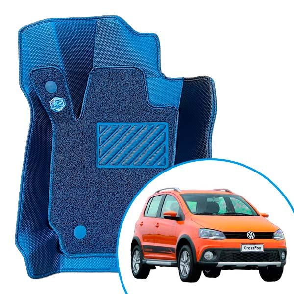 Cubrealfombras termoformadas 3D para Volkswagen CrossFox. Ajuste preciso, máxima cobertura y protección contra agua, barro, polvo y desgaste diario.